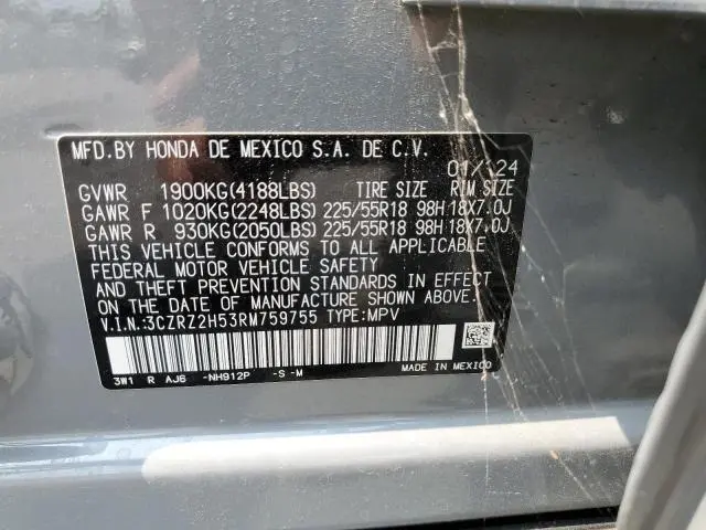 2024 HONDA HR-V SPORT  