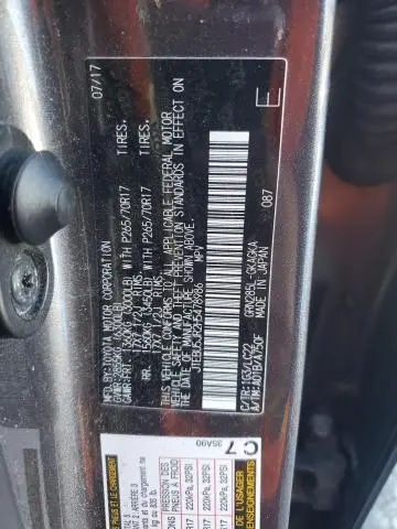 2017 TOYOTA 4RUNNER SR5/SR5 PREMIUM  