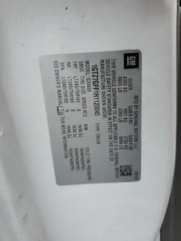 2017 GMC SAVANA G3500  