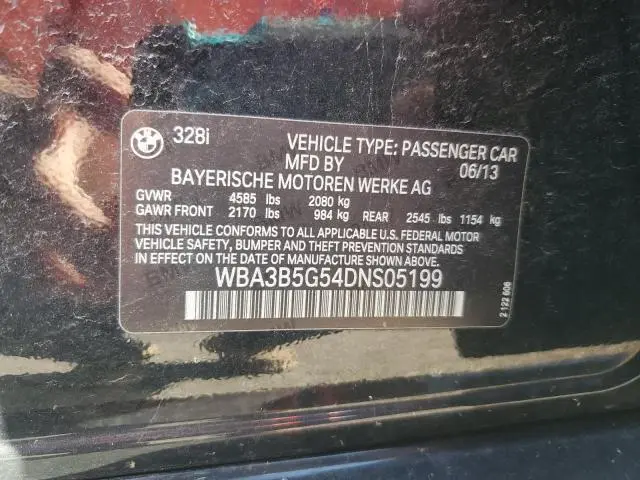 2013 BMW 328 XI SULEV  