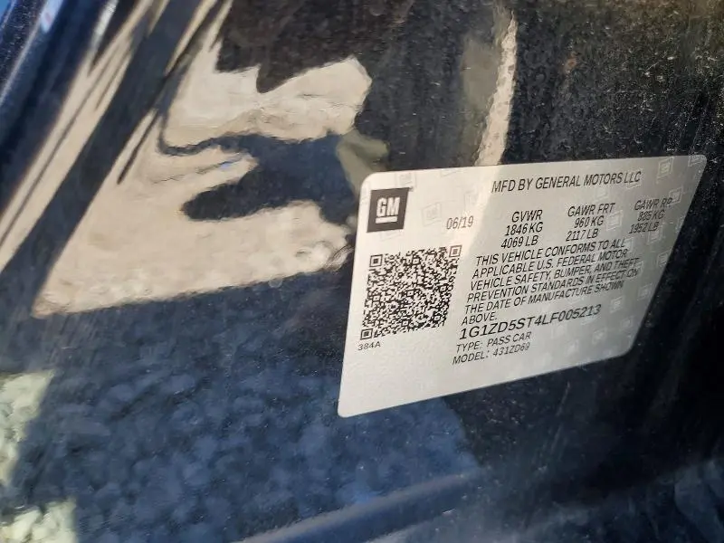 2020 CHEVROLET MALIBU LT  