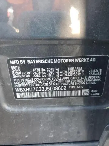 2018 BMW X1 SDRIVE28I  