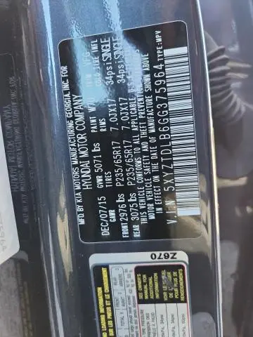 2016 HYUNDAI SANTA FE SPORT   