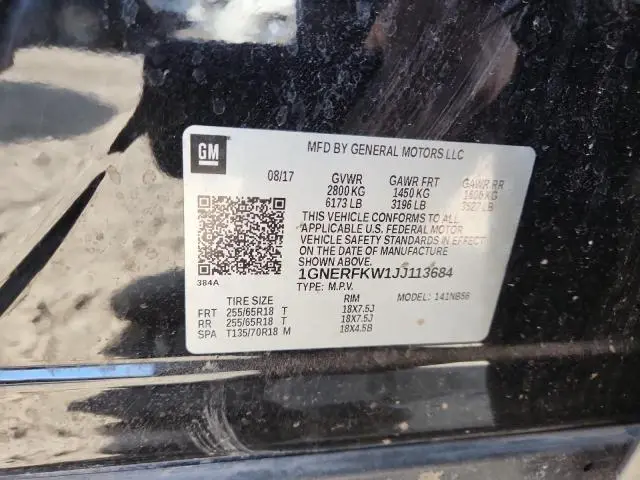 2018 CHEVROLET TRAVERSE LS  