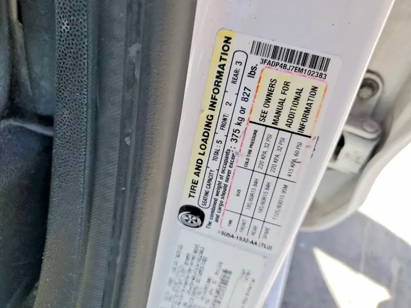 2014 FORD FIESTA SE  