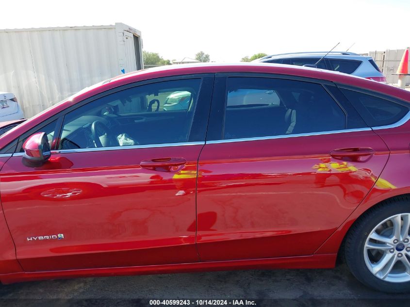 2018 FORD FUSION HYBRID SE