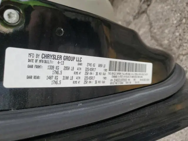 2013 DODGE GRAND CARAVAN SXT  