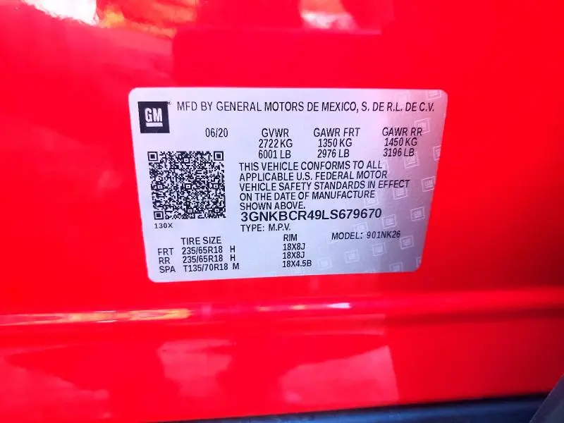 2020 CHEVROLET BLAZER 2LT  