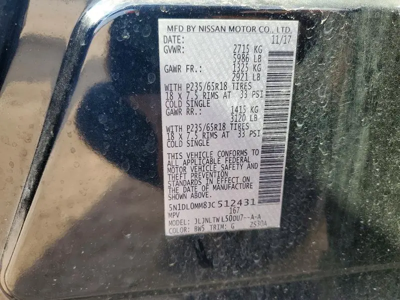 2018 INFINITI QX60 BASE  