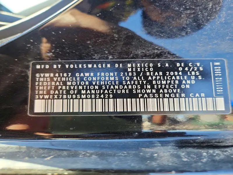 2025 VOLKSWAGEN JETTA SE  