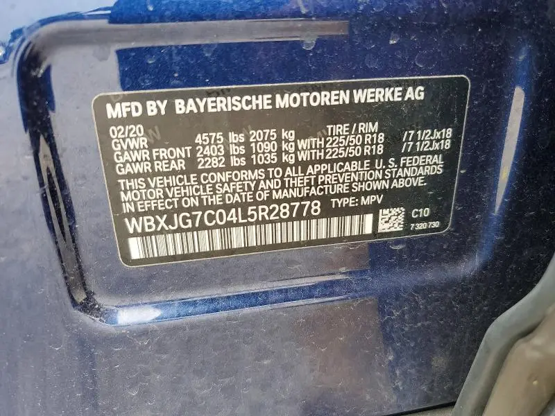 2020 BMW X1 SDRIVE28I  