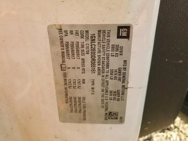 2013 CHEVROLET TAHOE POLICE  