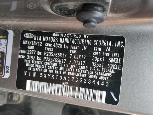 2013 KIA SORENTO LX