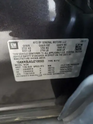 2018 GMC ACADIA SLE  