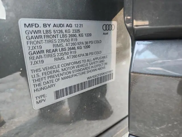 2022 AUDI Q3 PREMIUM PLUS S LINE 45  