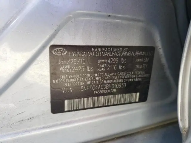 2011 HYUNDAI SONATA SE