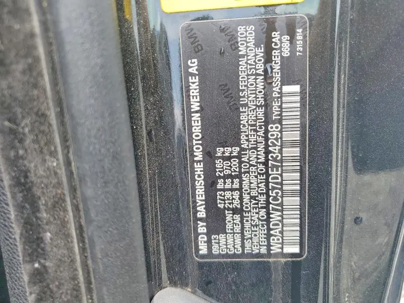 2013 BMW 328 I SULEV  