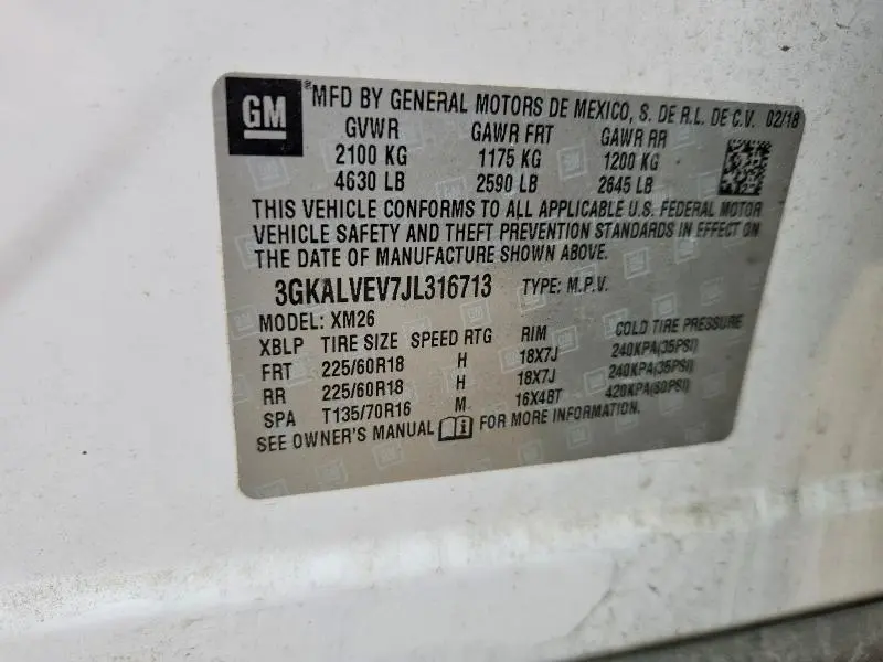 2018 GMC TERRAIN SLT  