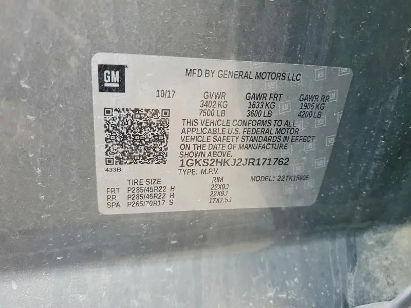 2018 GMC YUKON XL DENALI  