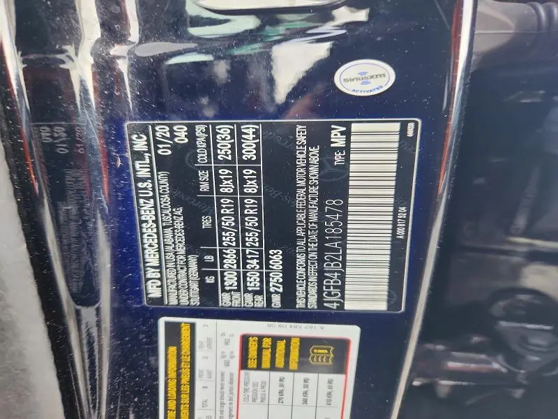 2020 MERCEDES-BENZ GLE 350  