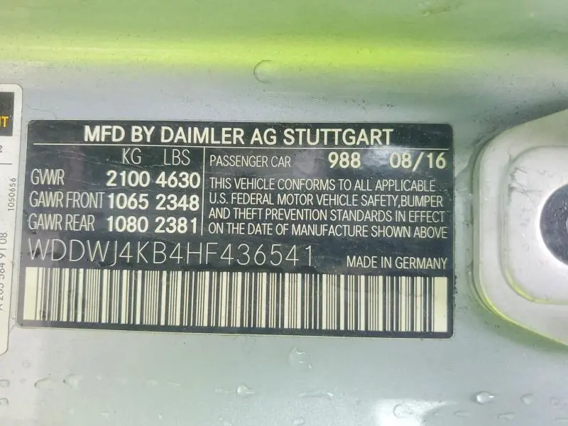 2017 MERCEDES-BENZ C 300 4MATIC  