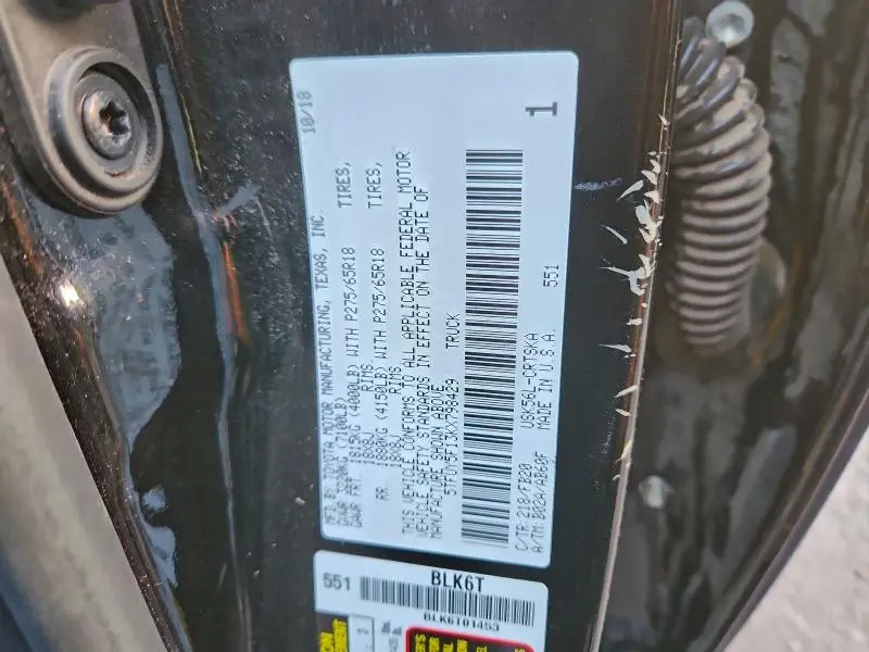 2019 TOYOTA TUNDRA DOUBLE CAB SR  