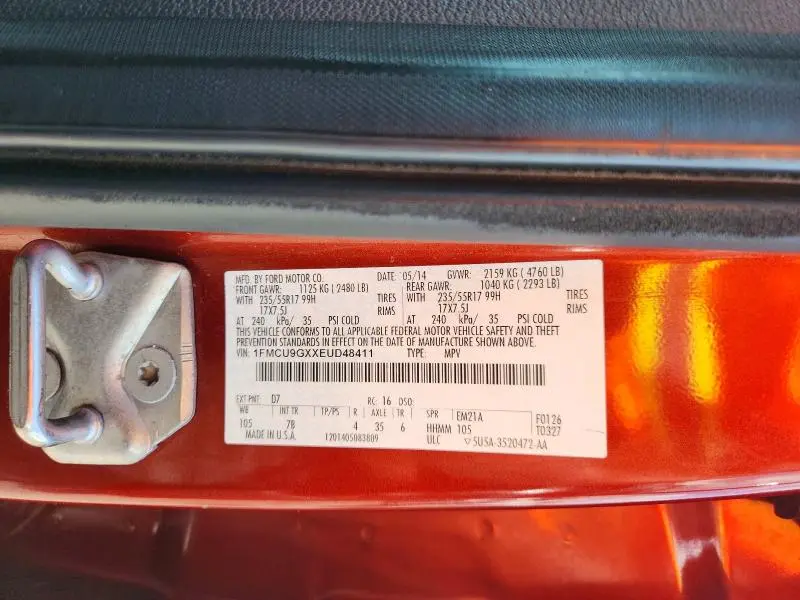 2014 FORD ESCAPE SE  