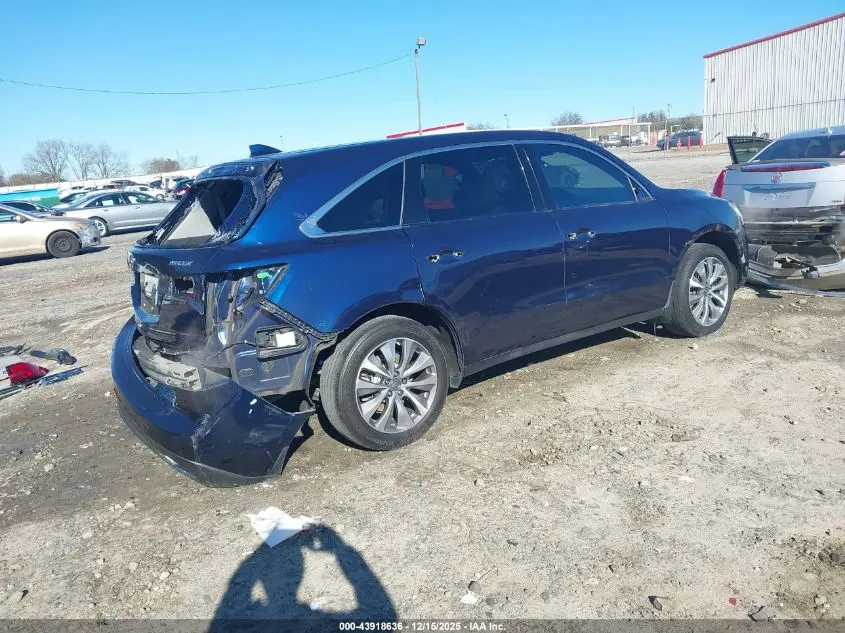 2016 ACURA MDX TECHNOLOGY   ACURAWATCH PLUS PACKAGES/TECHNOLOGY PACKAGE