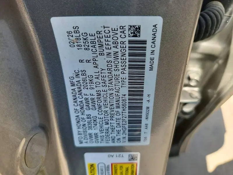 2026 HONDA CIVIC LX  