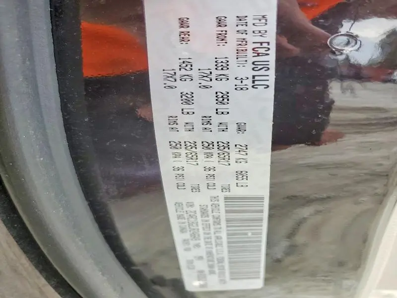 2018 CHRYSLER PACIFICA TOURING L  