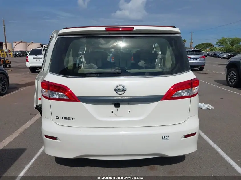 2015 NISSAN QUEST S