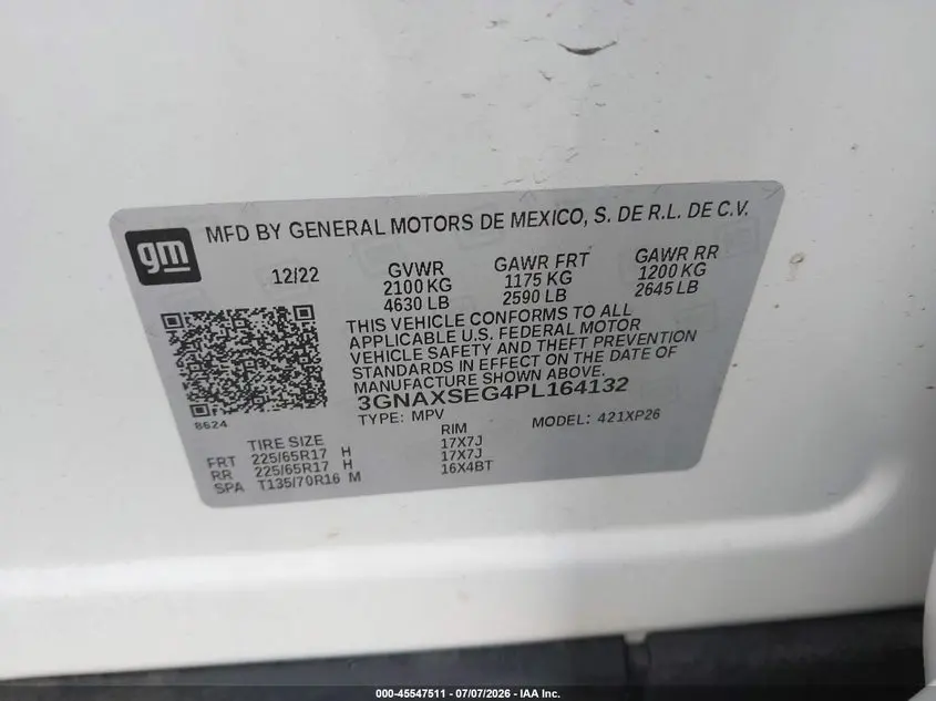 2023 CHEVROLET EQUINOX AWD LS