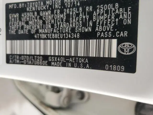 2014 TOYOTA AVALON BASE  