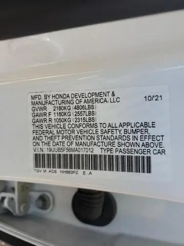 2021 ACURA TLX TECH A  