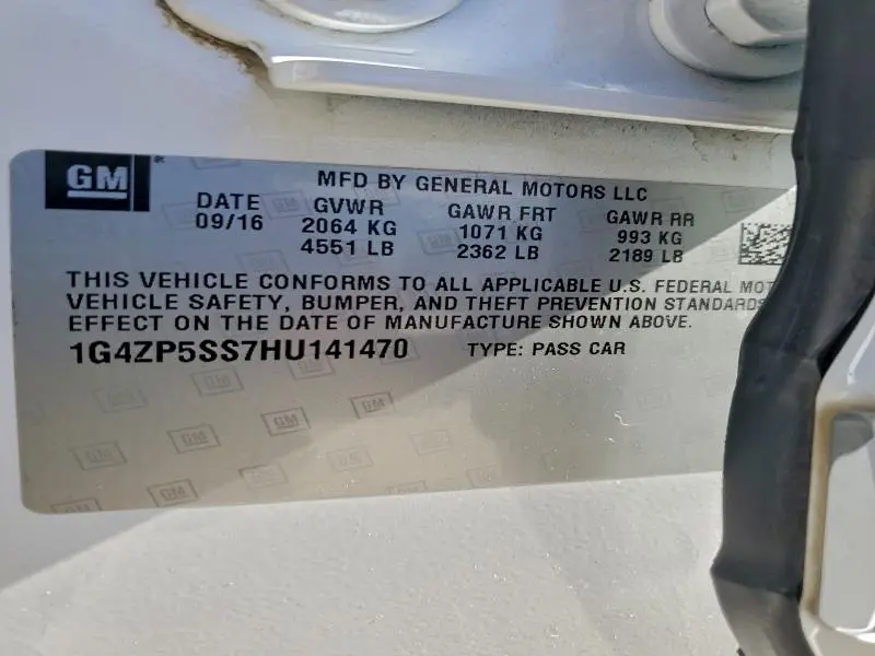 2017 BUICK LACROSSE ESSENCE  