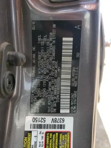 2011 TOYOTA SIENNA XLE  