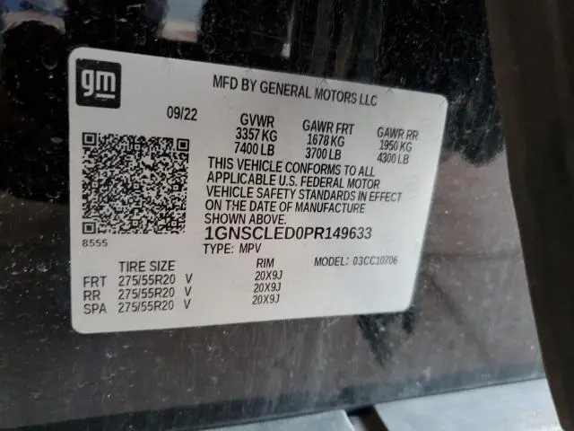 2023 CHEVROLET TAHOE C1500  