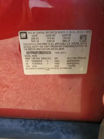 2011 CADILLAC SRX LUXURY COLLECTION  