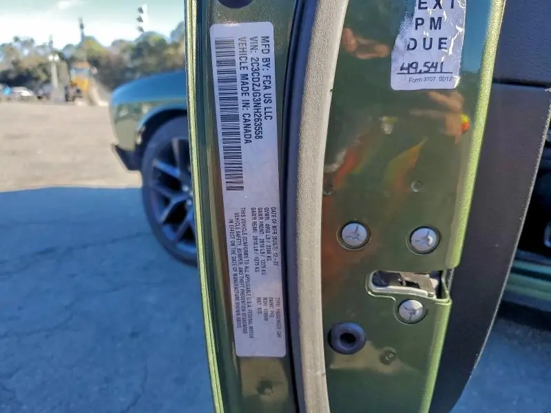 2022 DODGE CHALLENGER GT  