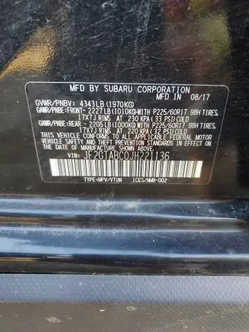 2018 SUBARU CROSSTREK PREMIUM  