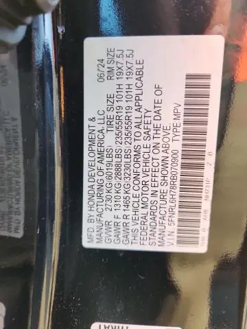 2024 HONDA ODYSSEY SPORT  