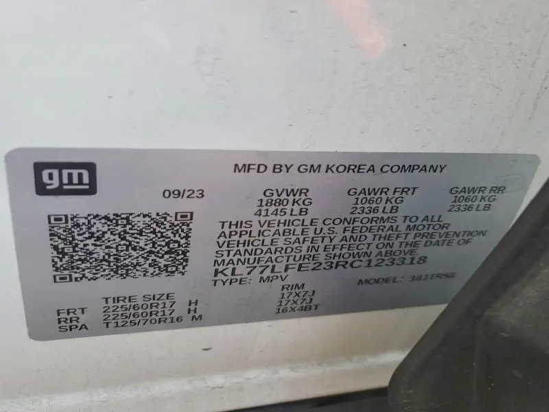 2024 CHEVROLET TRAX LS  