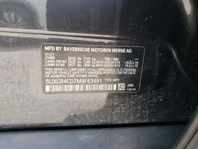 2021 BMW X5 SDRIVE 40I  