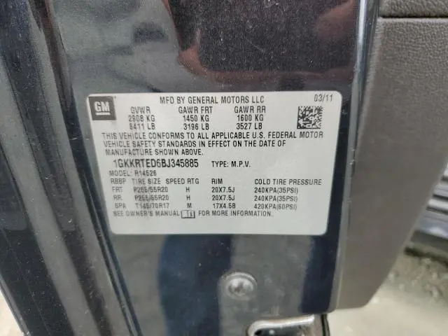 2011 GMC ACADIA DENALI  