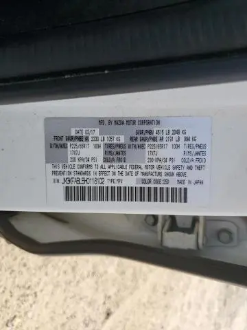 2017 MAZDA CX-5 SPORT