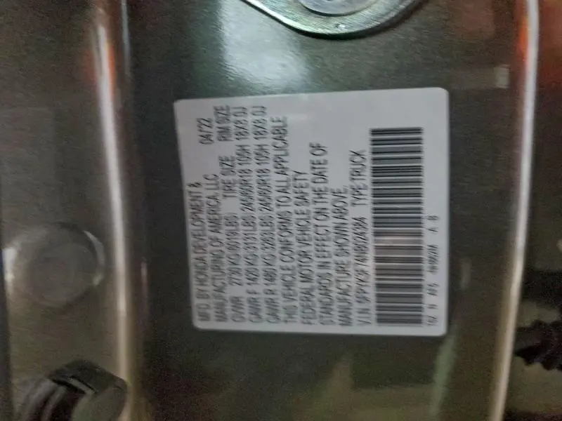 2022 HONDA RIDGELINE RTL  