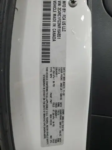 2022 CHRYSLER PACIFICA TOURING  