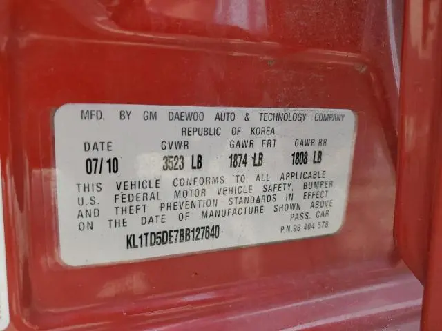 2011 CHEVROLET AVEO LS  