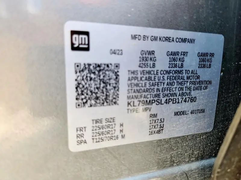 2023 CHEVROLET TRAILBLAZER LT  