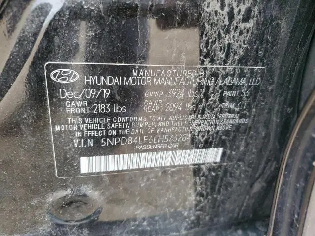 2020 HYUNDAI ELANTRA SEL  